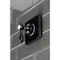 Kingston Brass KS3040TAL Tudor Three-Way Diverter Valve W/ Trim Kit, Matte Black KS3040TAL - alternate 6